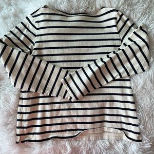 Boat neck 3/4 shirt